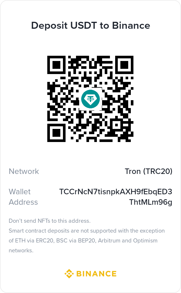 USDT (TRC20) QR code